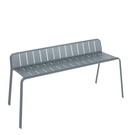 Banc De Jardin Naterial Idaho En Aluminium Bleu Leroy Merlin