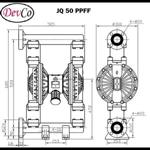 Jual Diaphragm Pump Jq Ppff Graco Oem Pompa Diafragma Devco