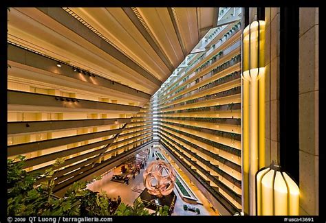 Picturephoto Elevators And Hyatt Grand Regency Inside San Francisco