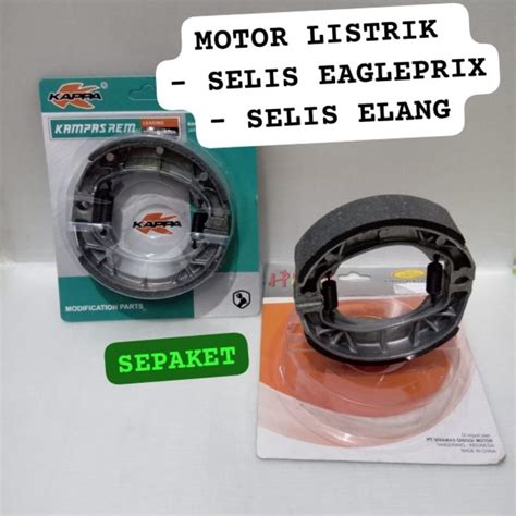 Jual Kampas Rem Motor Listrik Selis Eagleprix Selis Elang Sepaket