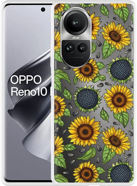 Cazy Hoesje Geschikt Voor Oppo Reno Pro G Sunflowers Bol