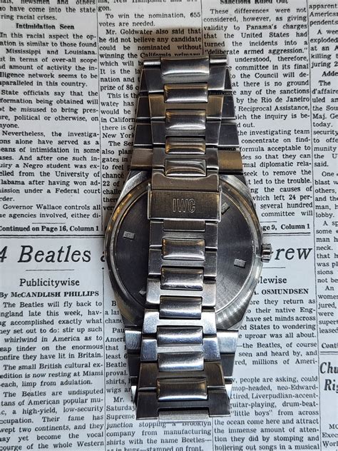 Iwc Ingenieur SL 3303 Jumbo In Stainless Steel – Ref. 3303 – Manhattan ...