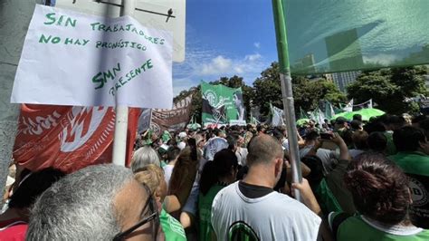 ATE convocó a cientos de personas en el centro porteño en reclamo por