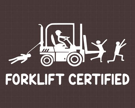 Funny Forklift Operator Forklift Certified Retro Vintage Svg Svg Files