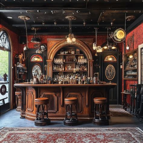 vintage bar decor pictures