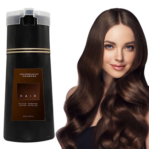 Hair Dye Shampoo Hair Instant Dye Shampoo Dark Brown Hair Dye Shampoo 3 In 1