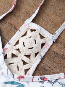 Low Rise Floral Bikini Set In WHITE ZAFUL 2026