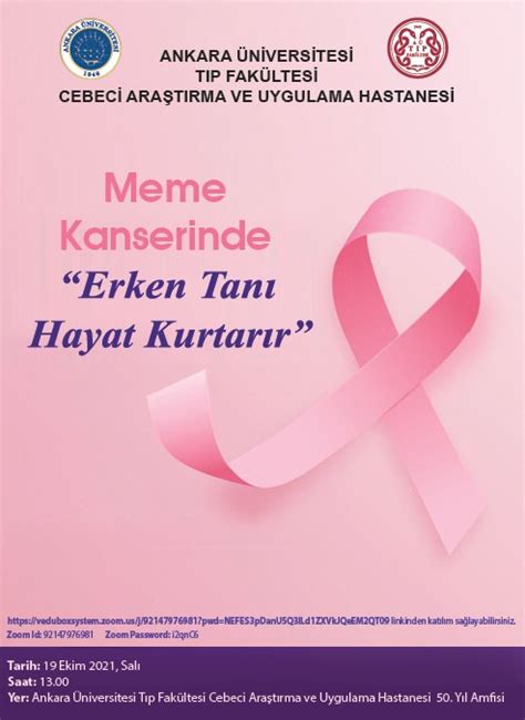 Meme Kanserinde Erken Tanı Hayat Kurtarır Ankara Üniversitesi