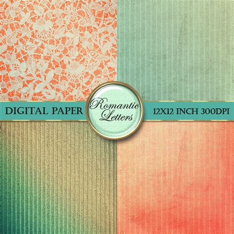 Digital Paper Pack Scrapbook Background Paper Pack Digital Etsy