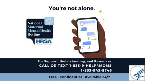 National Maternal Mental Health Hotline Materials Mchb