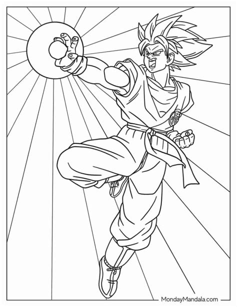 22 Goku Coloring Pages (Free PDF Printables)