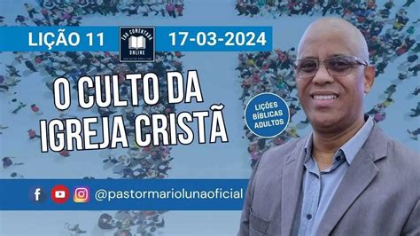 Li O O Culto Da Igreja Crist Tri