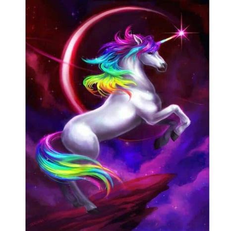 Rainbow Unicorn Horse