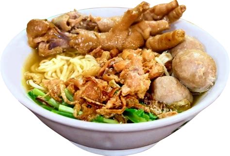 Kumpulan Gambar Mie Ayam Bakso Pangsit Ceker Png