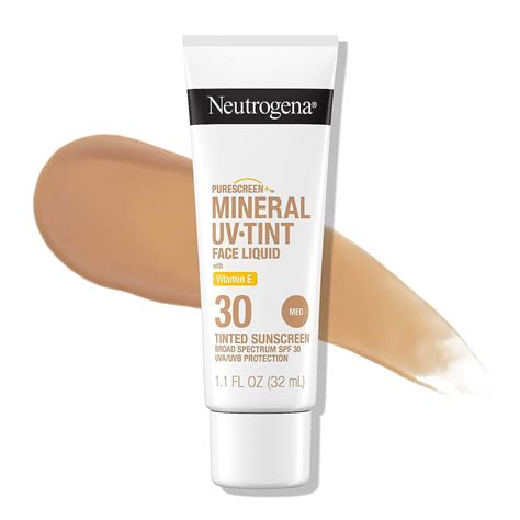 Neutrogena Purescreen Tinted Sunscreen For Face With Spf