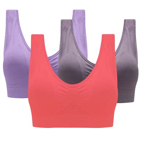 Fafwyp 3 Pack Plus Size Sports Bras For Women Large Bust High Impact