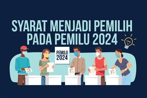 INFOGRAFIK Syarat Menjadi Pemilih Pada Pemilu 2024