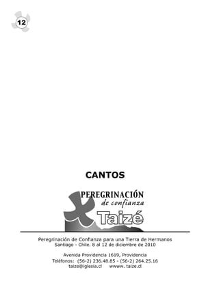 Cantos Peregrinacion Confianza Taize Pdf