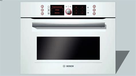 Bosch Gourmet Oven Hbc86p723 45x60cm Wit 3d Warehouse