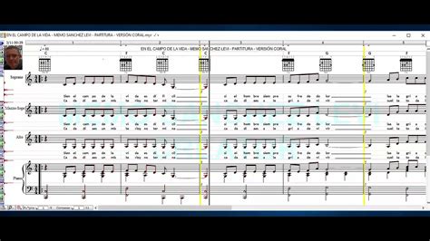 EN EL CAMPO DE LA VIDA MEMO SANCHEZ LEVI PARTITURA VERSIÓN CORAL
