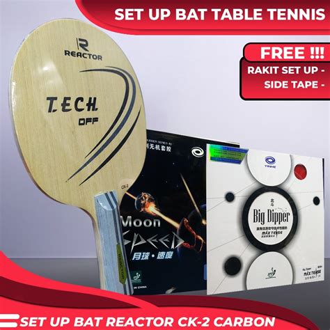 Jual Setup Tenis Meja Reactor Carbon Ck Yinhe Moon Speed Yinhe Big