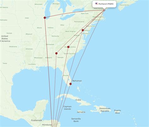 All Flight Routes From Portland To Guanacaste Pwm To Lir Flight Routes