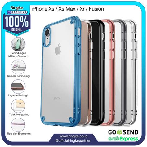 Promo Ringke Iphone Xs Xs Max Xr Fusion Anti Crack Anti Drop