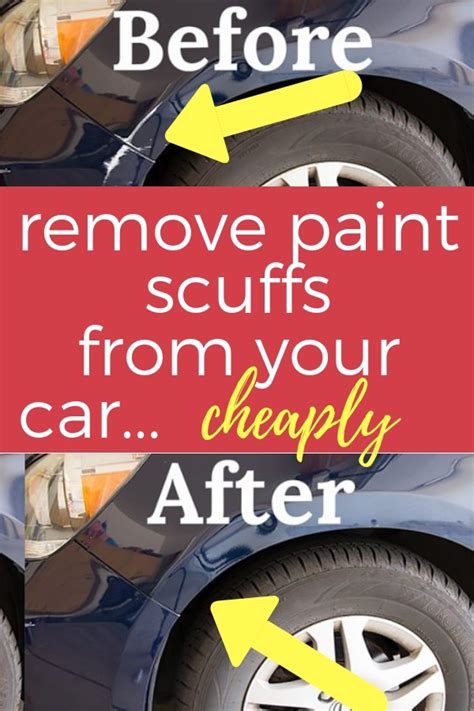 How To Remove Paint Transfer Scuffs From A Car Quickly Easily Smart