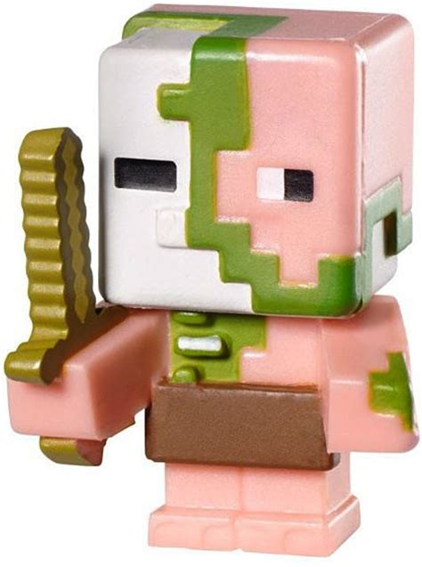 Minecraft Stone Series 2 Zombie Pigman 1 Mini Figure Loose Mattel Toys ...