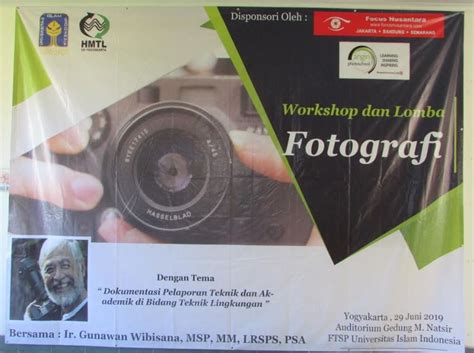 Prodi Teknik Lingkungan Ftsp Uii Gelar Workshop Fotografer Dalam