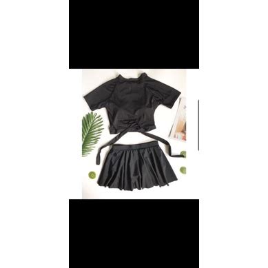 Mua Áo bikini lẻ áo bơi nữ kín đáo rút dây màu đen Vivi Shop Kèm Ảnh Thật giá rẻ nhất TecKi Vn