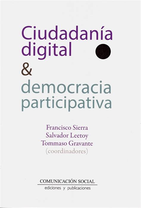 9788417600044 Ciudadanía Digital Y Democracia Participativa