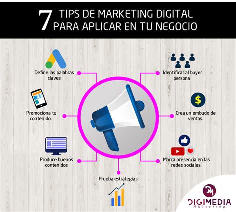 7 Tips De Marketing Digital Para Aplicar En Tu Negocio Digimedia