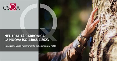 CSQA Carbon Neutrality The New ISO 14068 1 2023