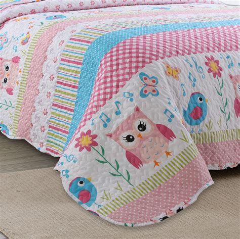 Marcielo Childrens 2 Piece Bedspread Quilts Set Twin Size Printed