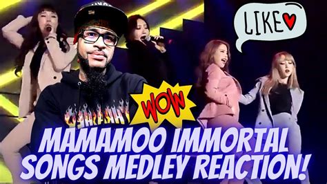 Mamamoo Immortal Songs Medley Reaction Youtube