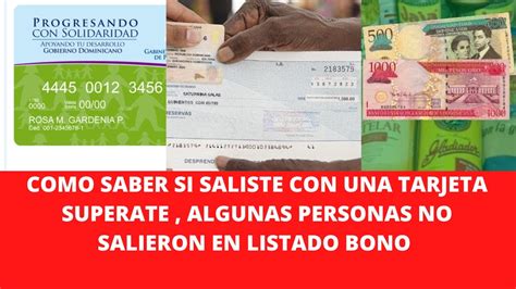 Como Saber Si Saliste Con Una Tarjeta Superate Algunas Personas No