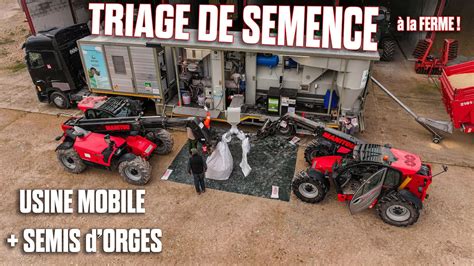 FABRICATION des SEMENCES à la FERME avec cette USINE MOBILE de ABCDE et