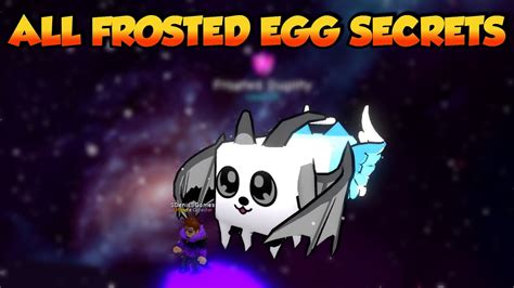 All Frosted Egg Secrets Showcase In Bgs Christmas 2021│roblox Youtube