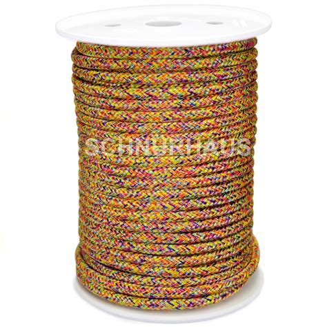 8mm PP 760daN PP Schnur 50m Multicolor Seil Polypropylen Multicolor