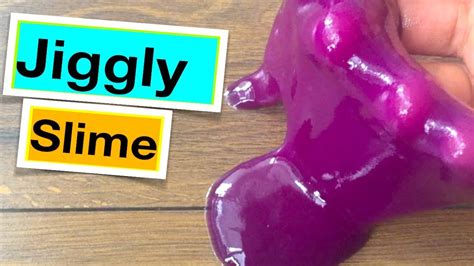 Diy How To Make Jiggly Slime Without Glue Proto Plasmic Slime Youtube