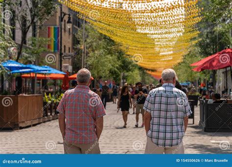 Pueblo Gay De Montreal Foto Editorial Imagen De Amor