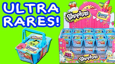 Shopkins Blind Basket Opening With 4 ULTRA RARE Shopkins 20 Blind Bags