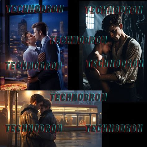 Digital Wall Art Decor AI Gay Poster More Than Friendship Man To Man Love Gay Lovers Homoerotic