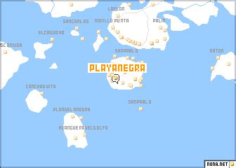 Playa Negra (Honduras) map - nona.net