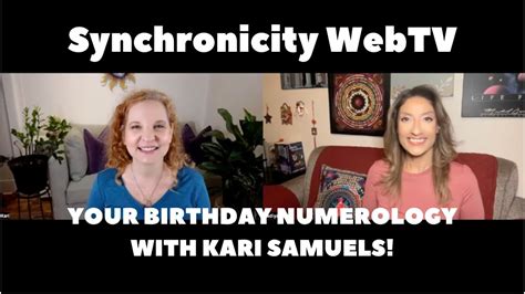 YOUR BIRTHDAY NUMEROLOGY WITH KARI SAMUELS YouTube