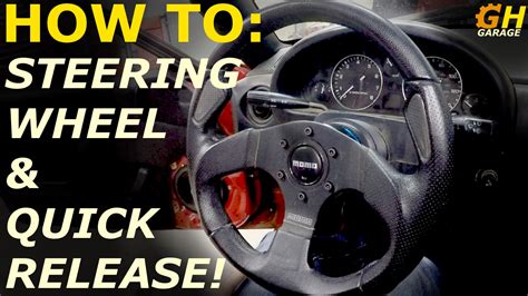 Steering Wheel Quick Release Install Melody Miata Build 5 YouTube