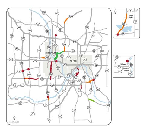 Mn Dot Map