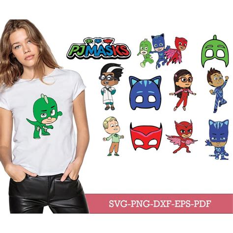 Pj Masks Svg Bundle Logo Svg Catboy Svg Brand Logo Svg Gekko Svg