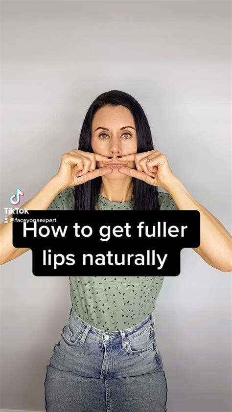 How To Get Fuller Lips Naturally Video Face Yoga Facial Exercises